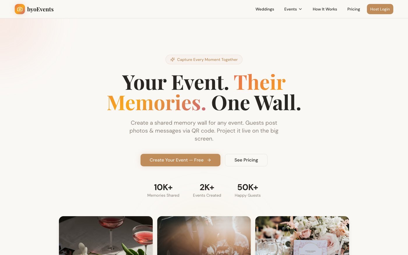 byoEvents.Live screenshot 1