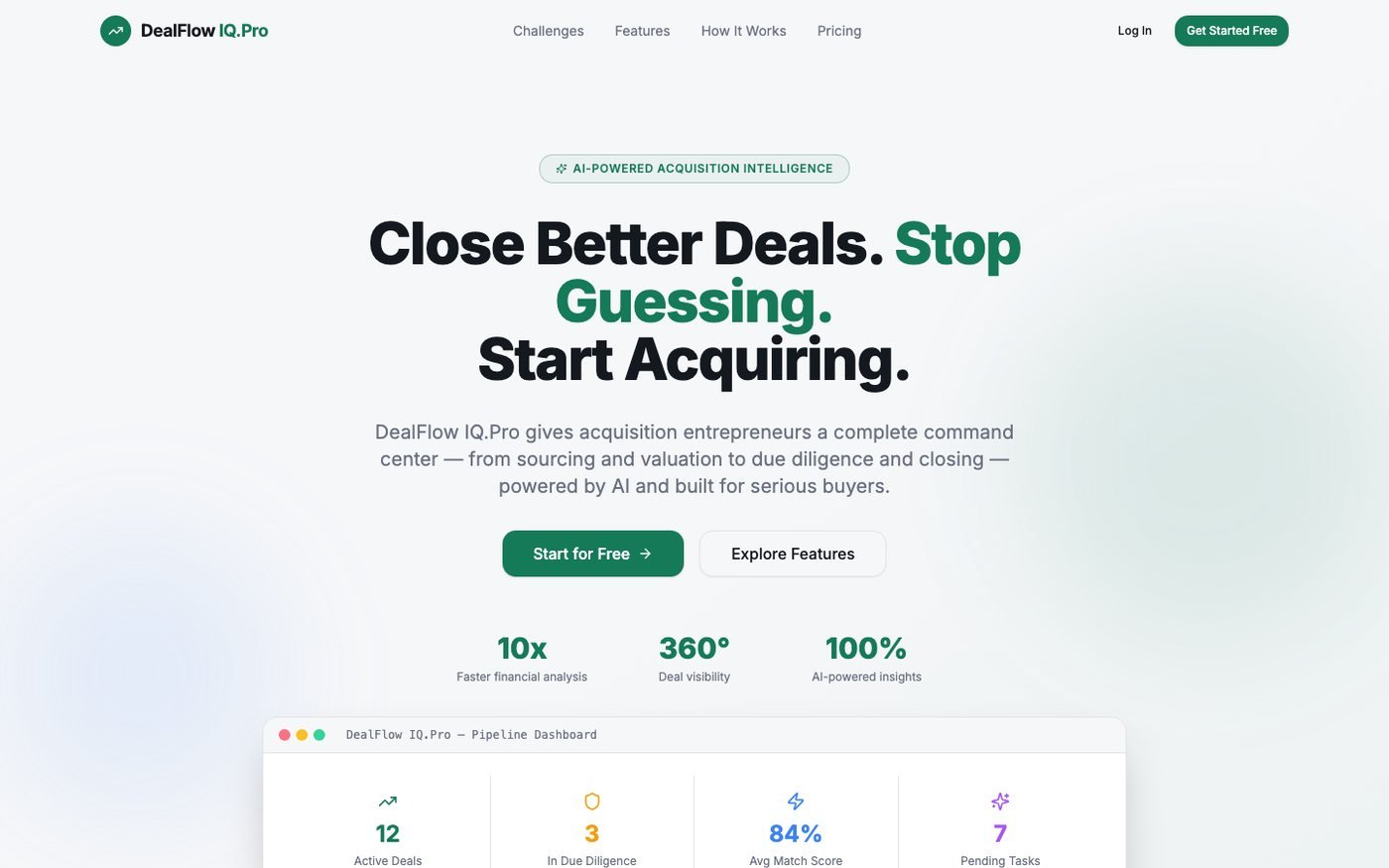 DealFlow IQ.Pro screenshot 1