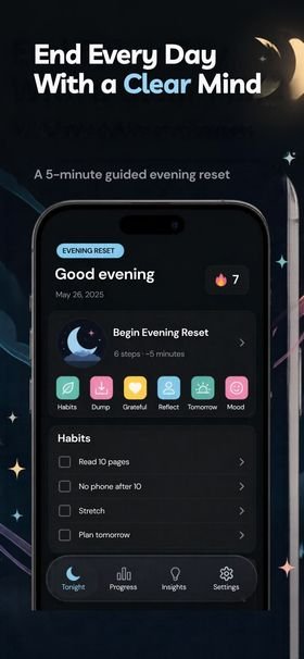 Evening Reset-Record Journal screenshot