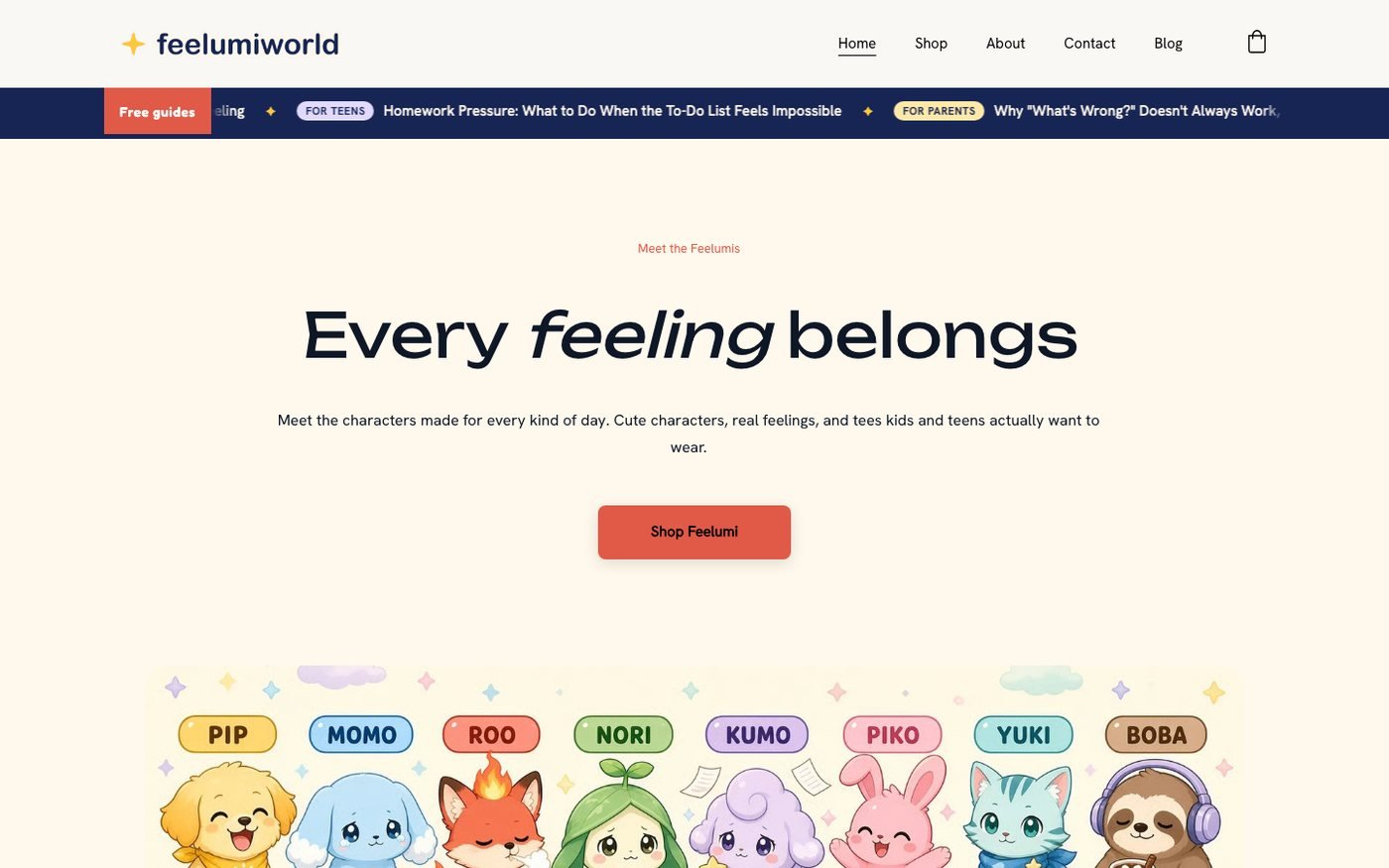 Feelumi World screenshot