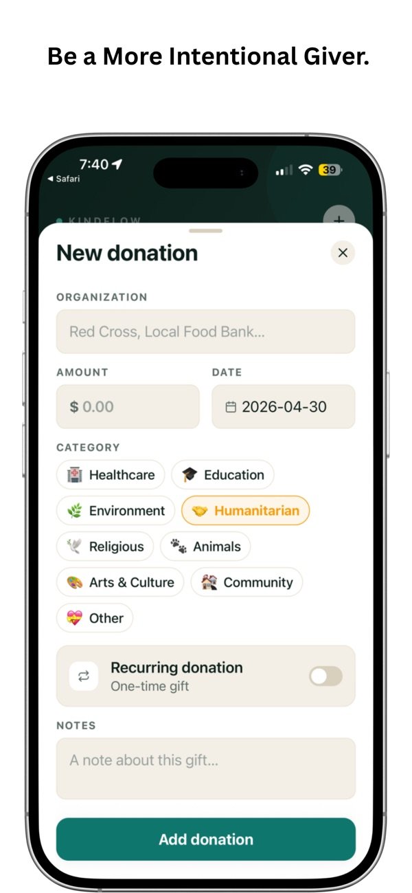 Generosity Tracker screenshot 3