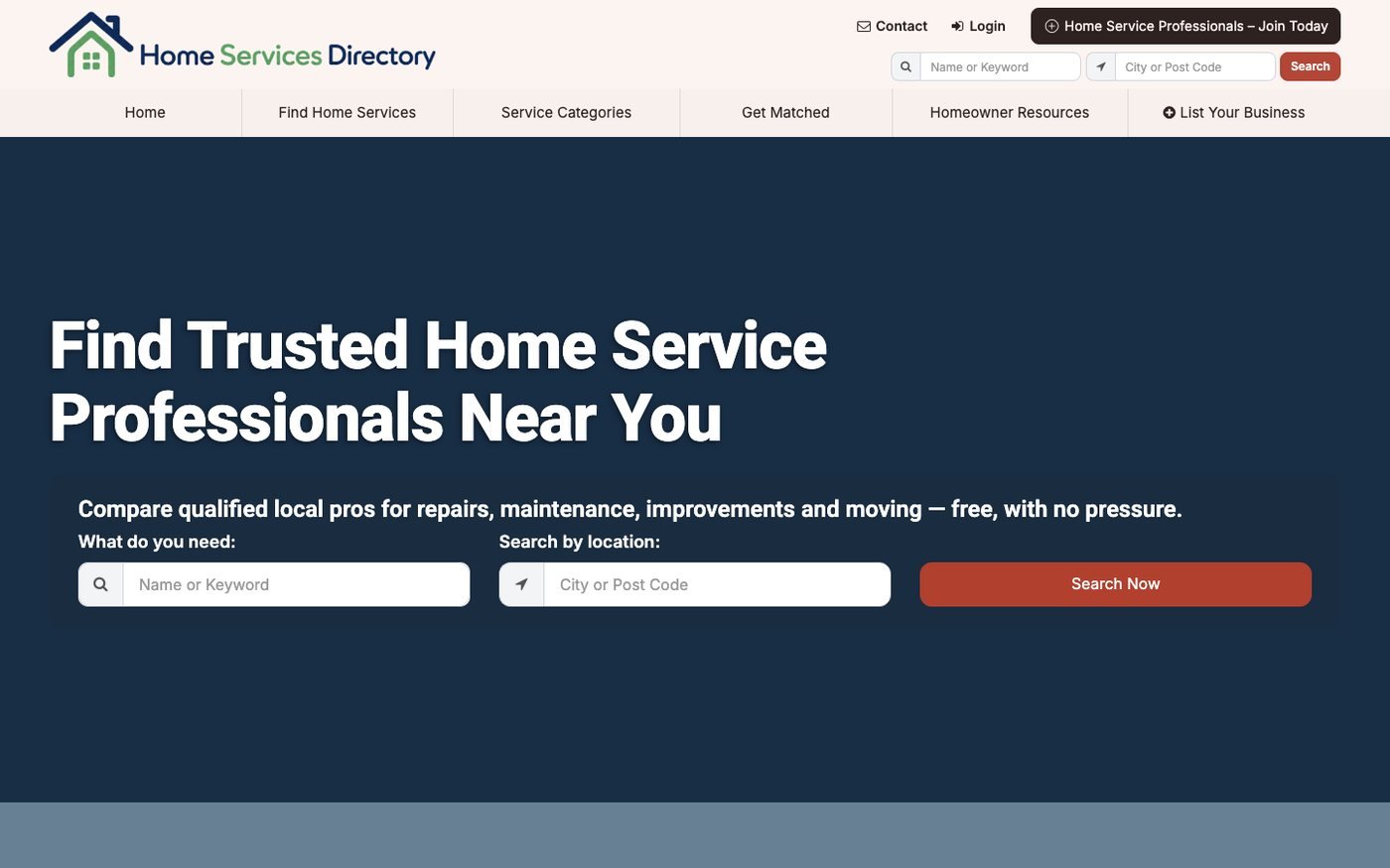 Home Services Directory screenshot 1