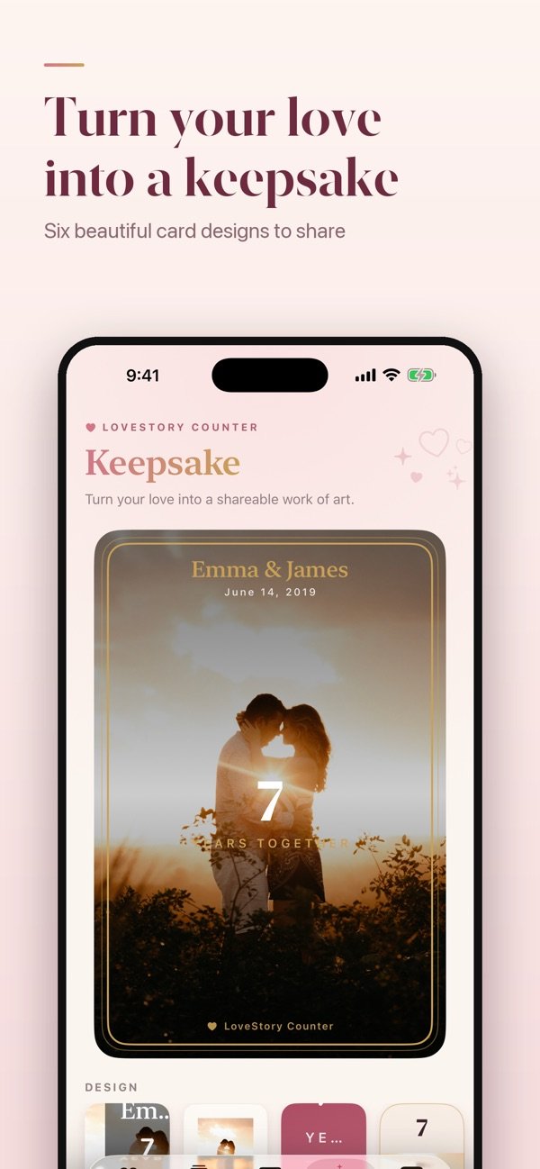 LoveStory Counter screenshot 2