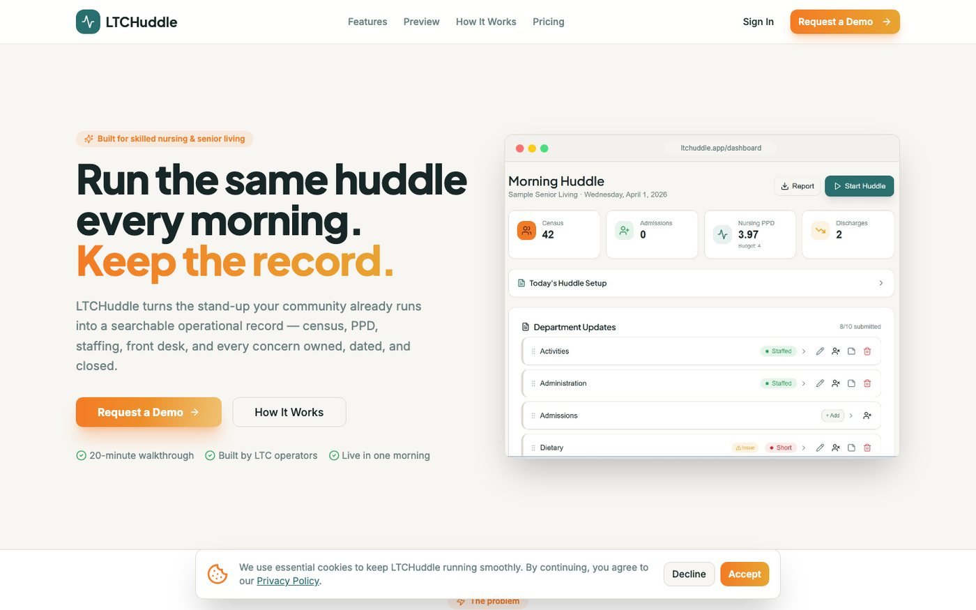 LTC Huddle screenshot 1