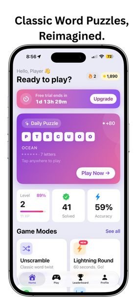Scramblr Word Game screenshot