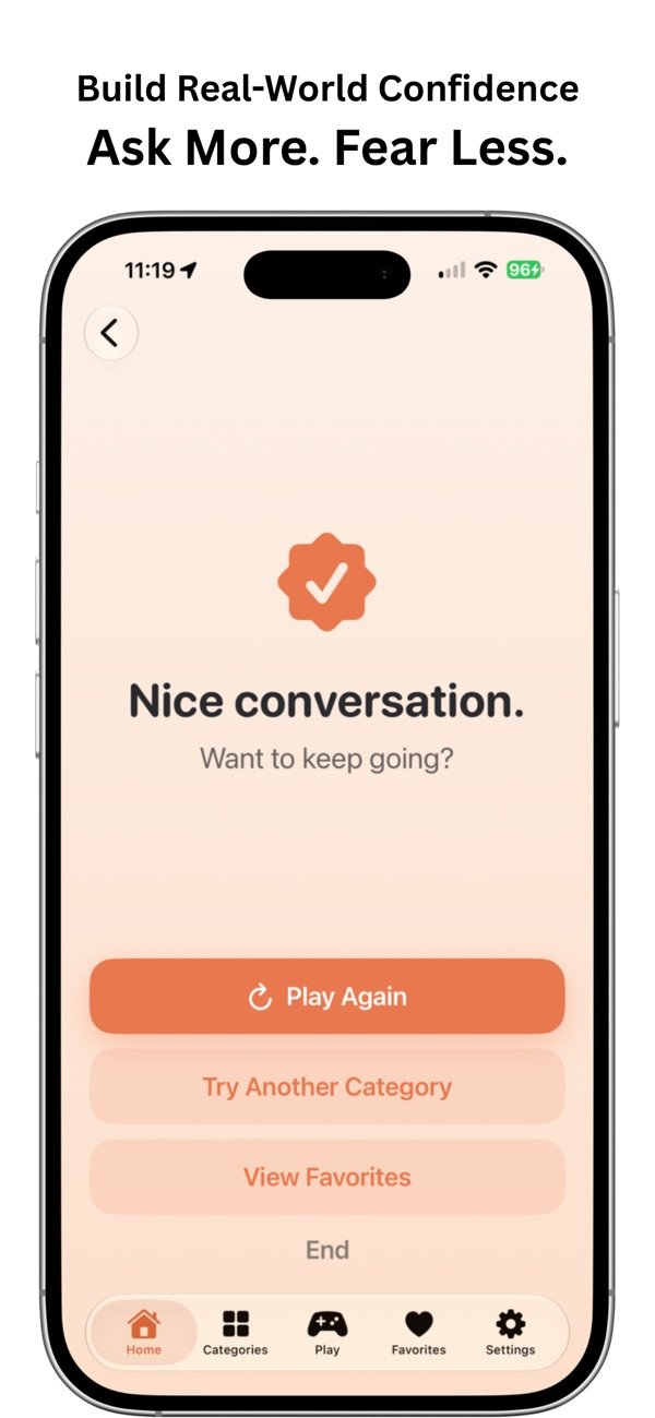 SparkTalk:Conversation Starter screenshot 1