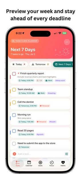 TaskFlow Planner: To Do List screenshot