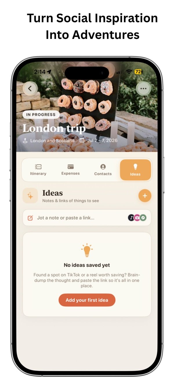 Wander - Travel Planner screenshot 2