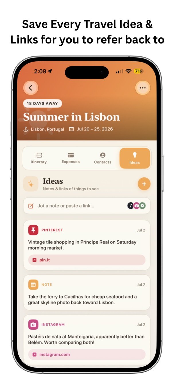 Wander - Travel Planner screenshot 3